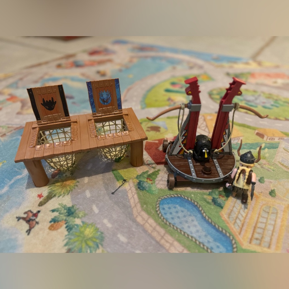 Playmobil How to Train Your Dragon Gobber The Belch with Sheep Sling
